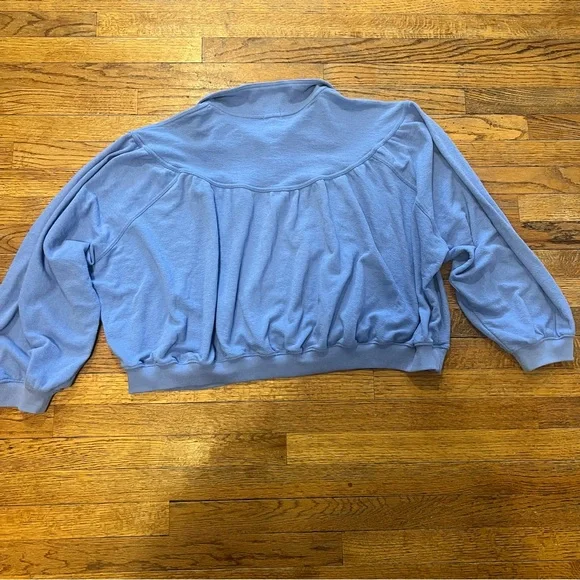 NWT Aerie Light Blue Knit Pullover Top size XL - Picture 5 of 5